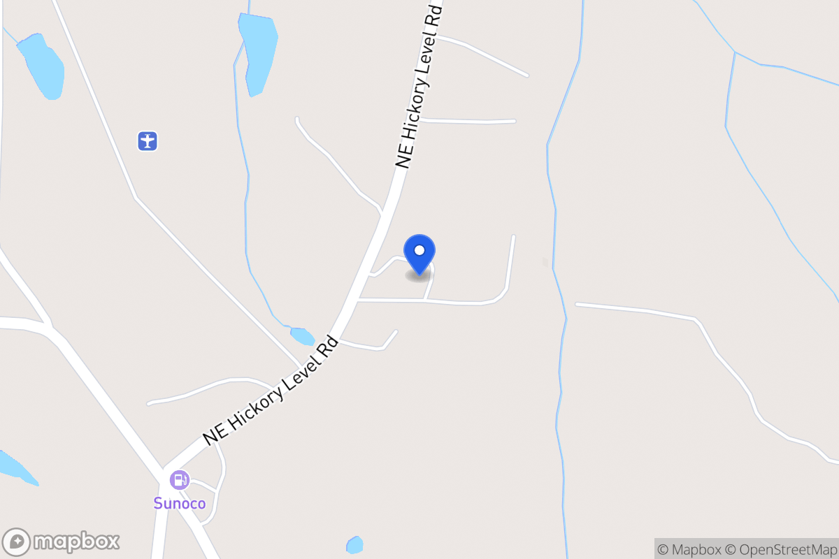 Map of 3346 Ne Hickory Level Rd