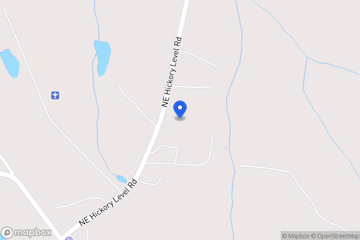 Map of 3304 Ne Hickory Level Rd