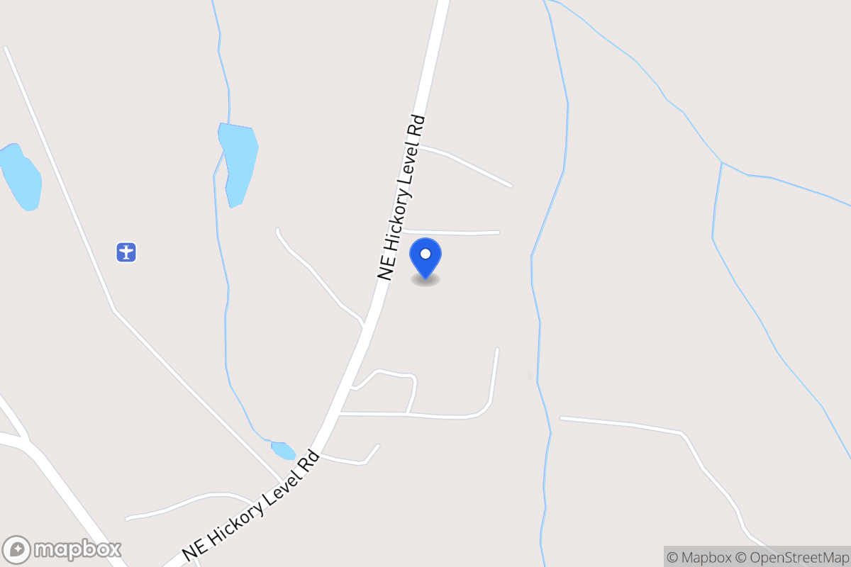 Map of 3290 Ne Hickory Level Rd