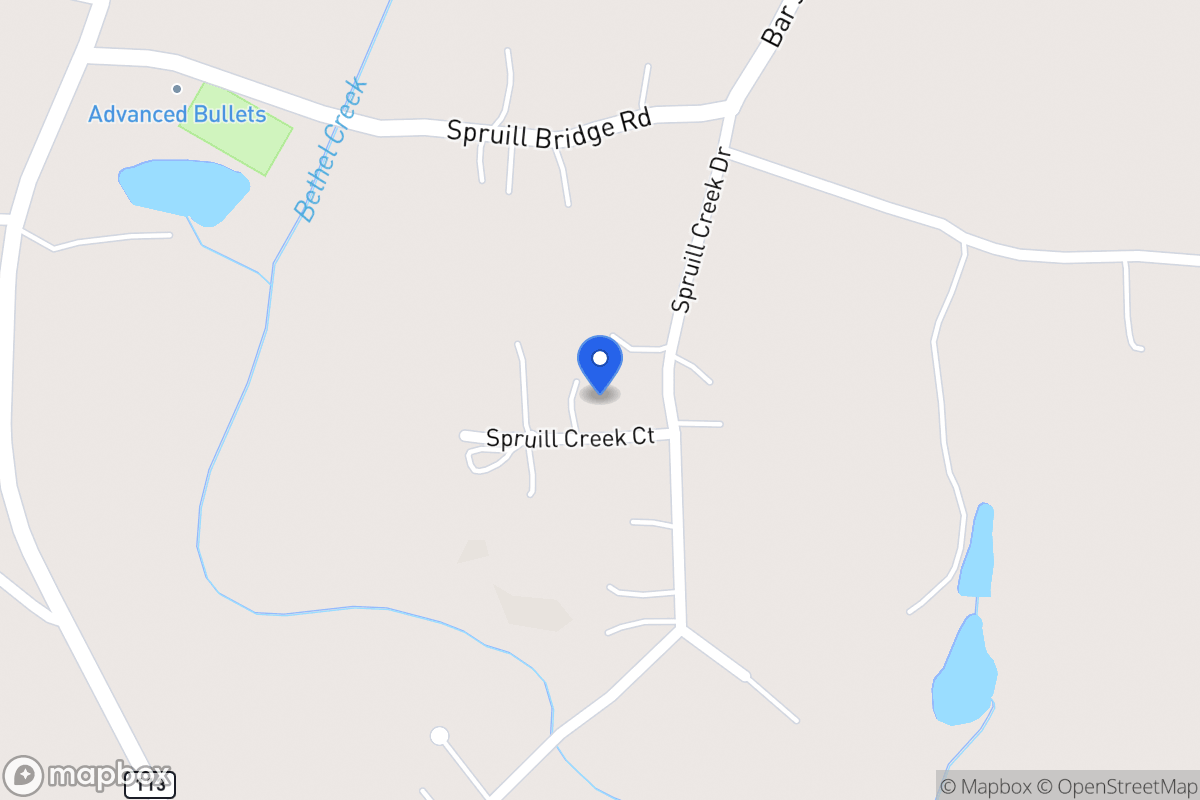 Map of 23 Spruell Creek Ct