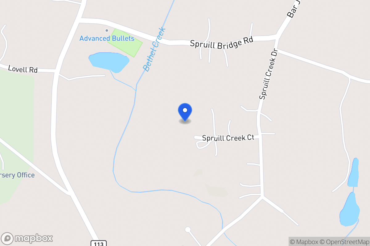 Map of 71 Spruell Creek Ct