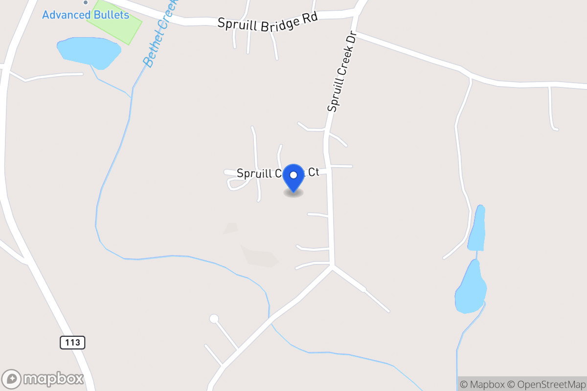 Map of 24 Spruell Creek Ct