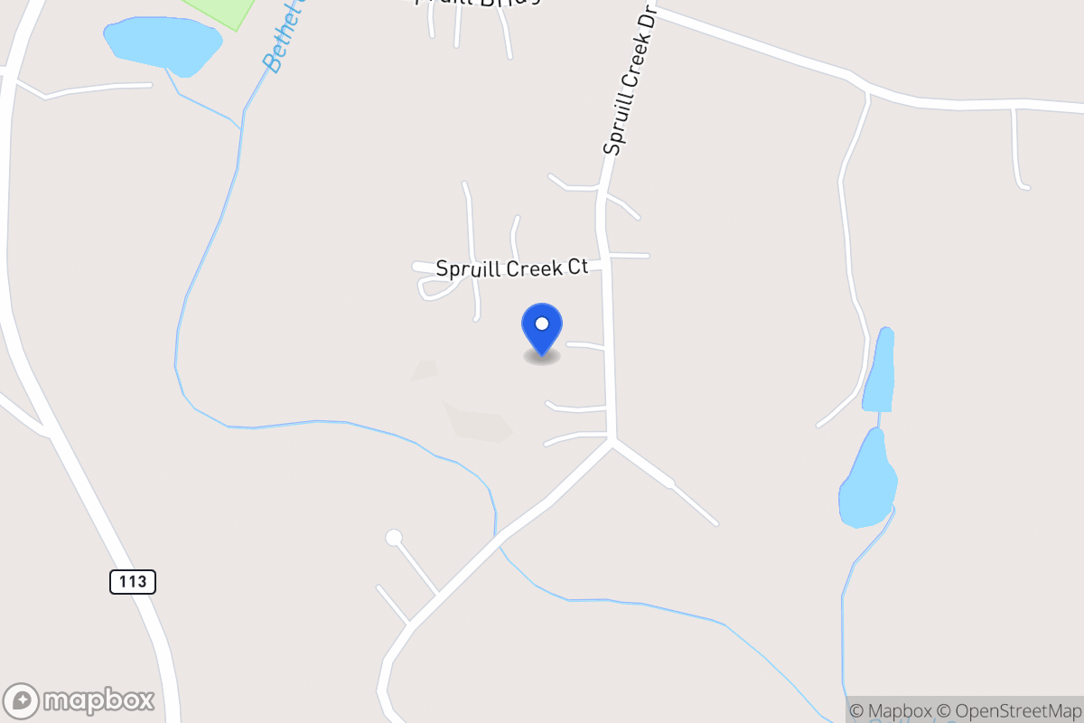 Map of 143 Spruell Creek Dr