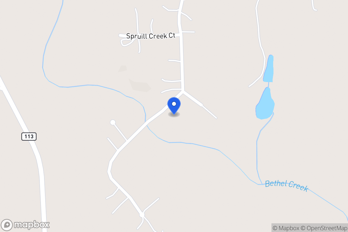 Map of 13 Spruell Creek Ln