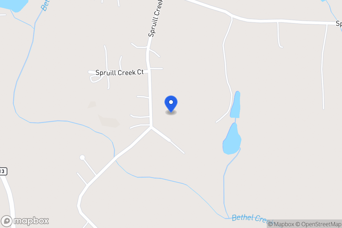 Map of 158 Spruell Creek Dr