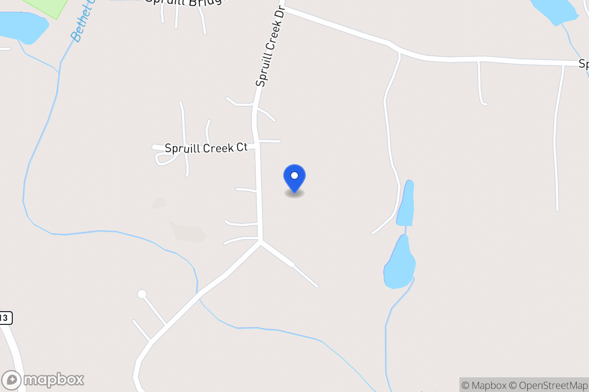 Map of 140 Spruell Creek Dr