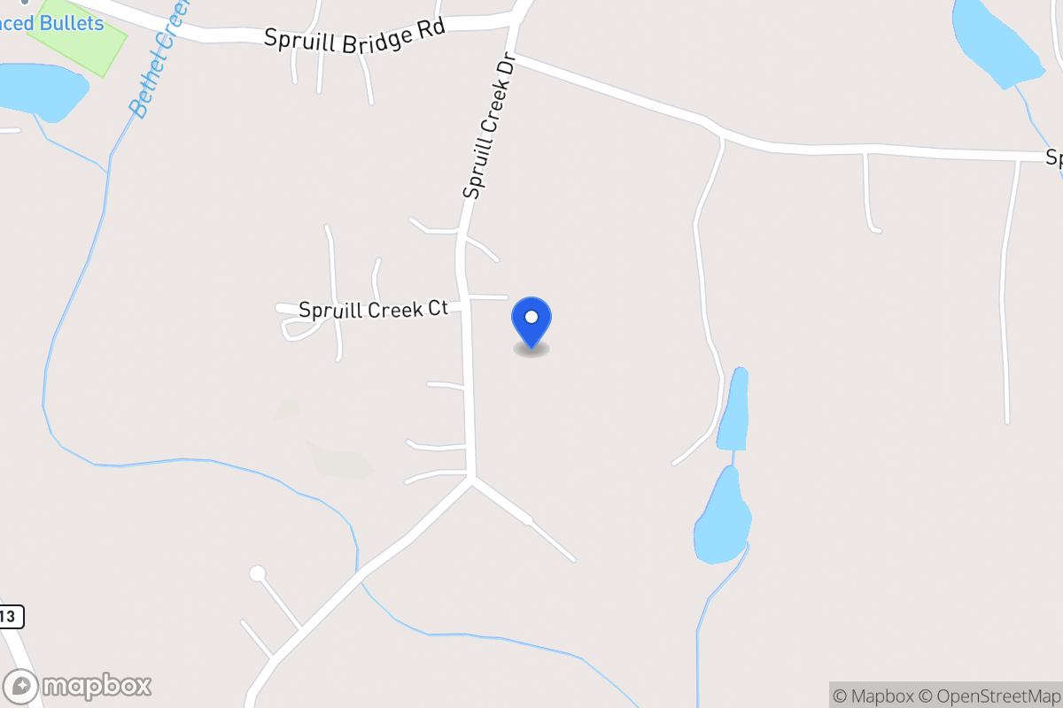 Map of 128 Spruell Creek Dr