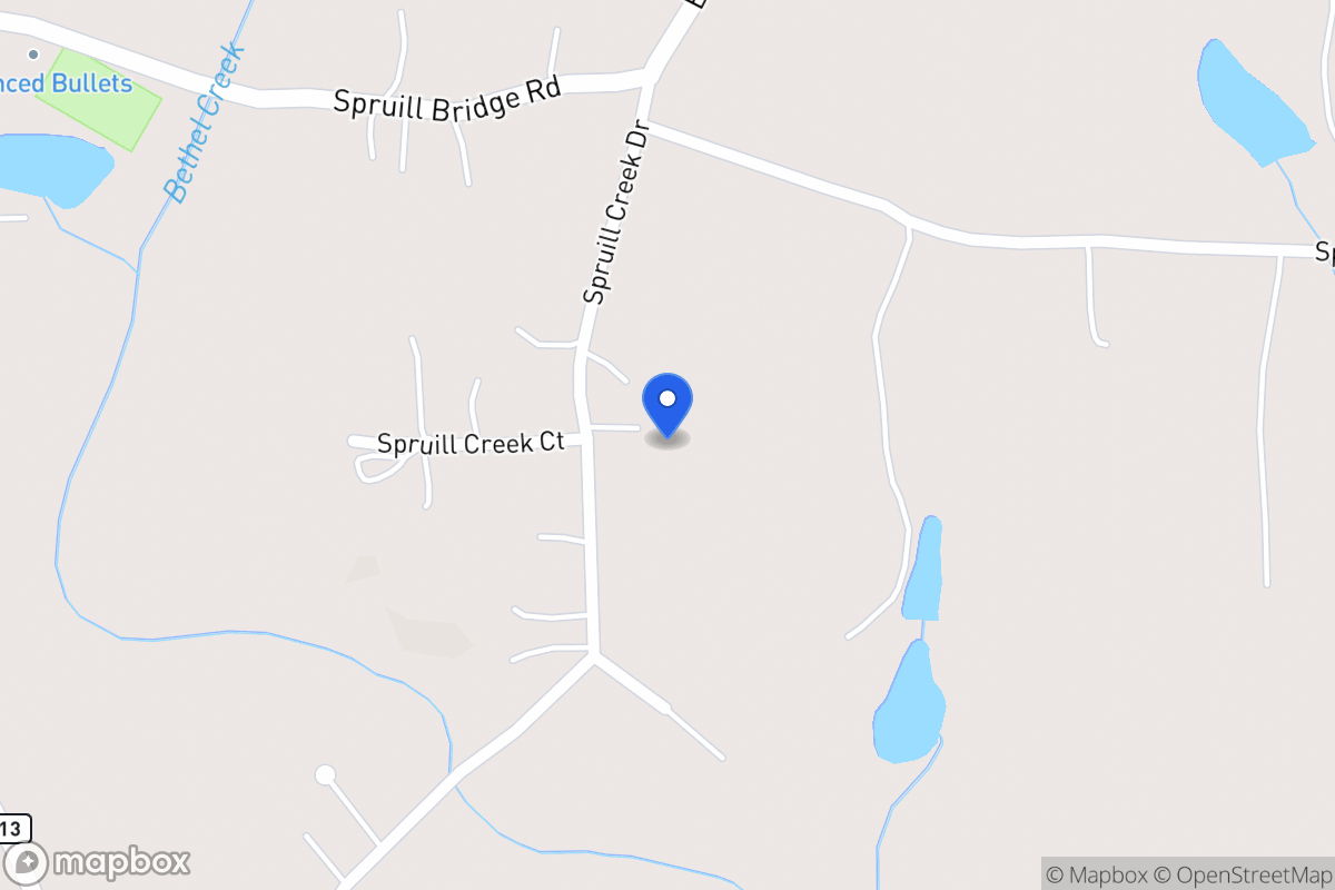 Map of 112 Spruell Creek Dr