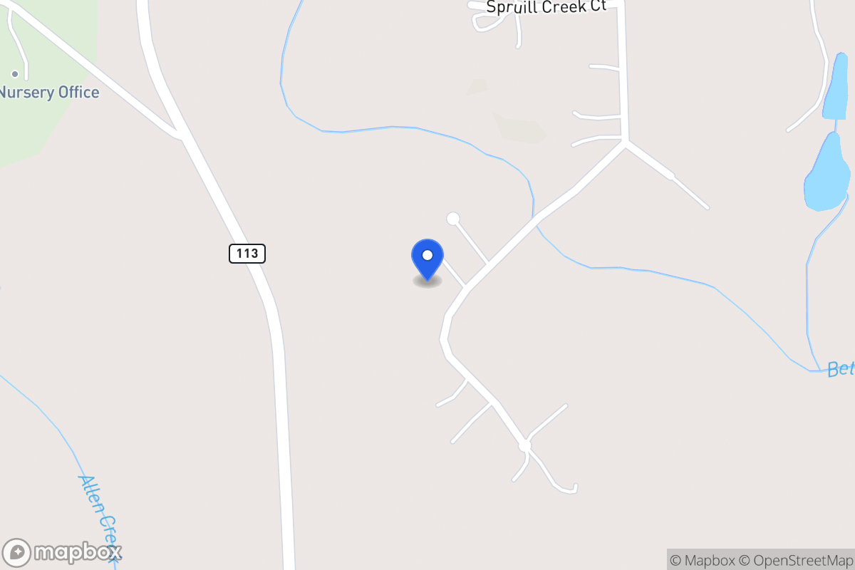 Map of 281 Spruell Creek Dr