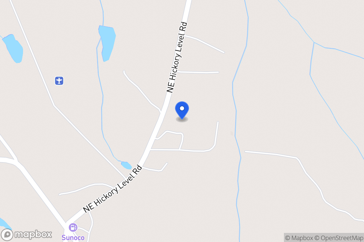 Map of 3314 Ne Hickory Level Rd