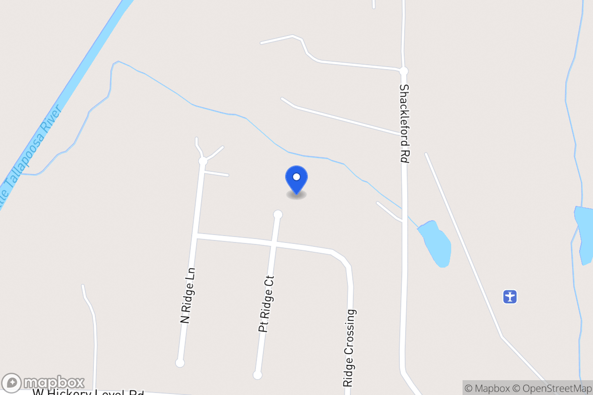 Map of 201 Point Ridge Ct