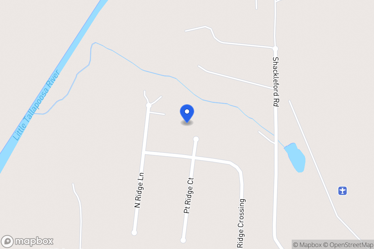 Map of 200 Point Ridge Ct