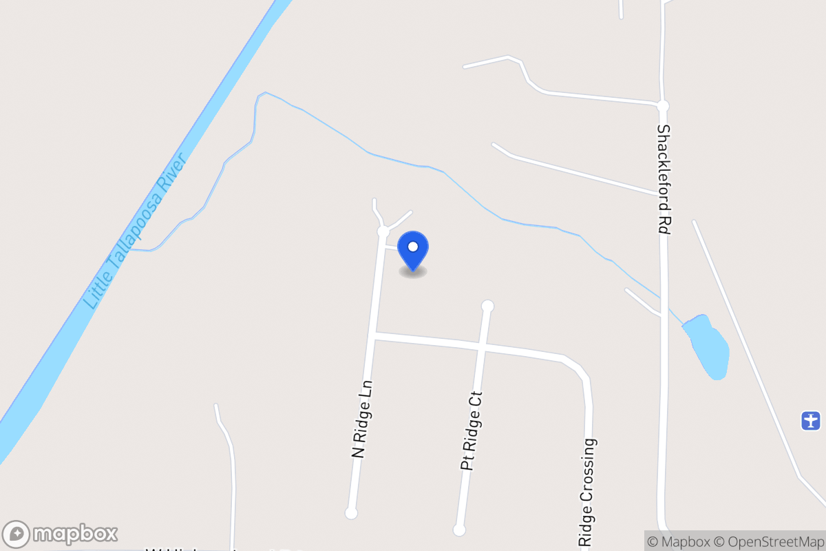 Map of 309 North Ridge Ln