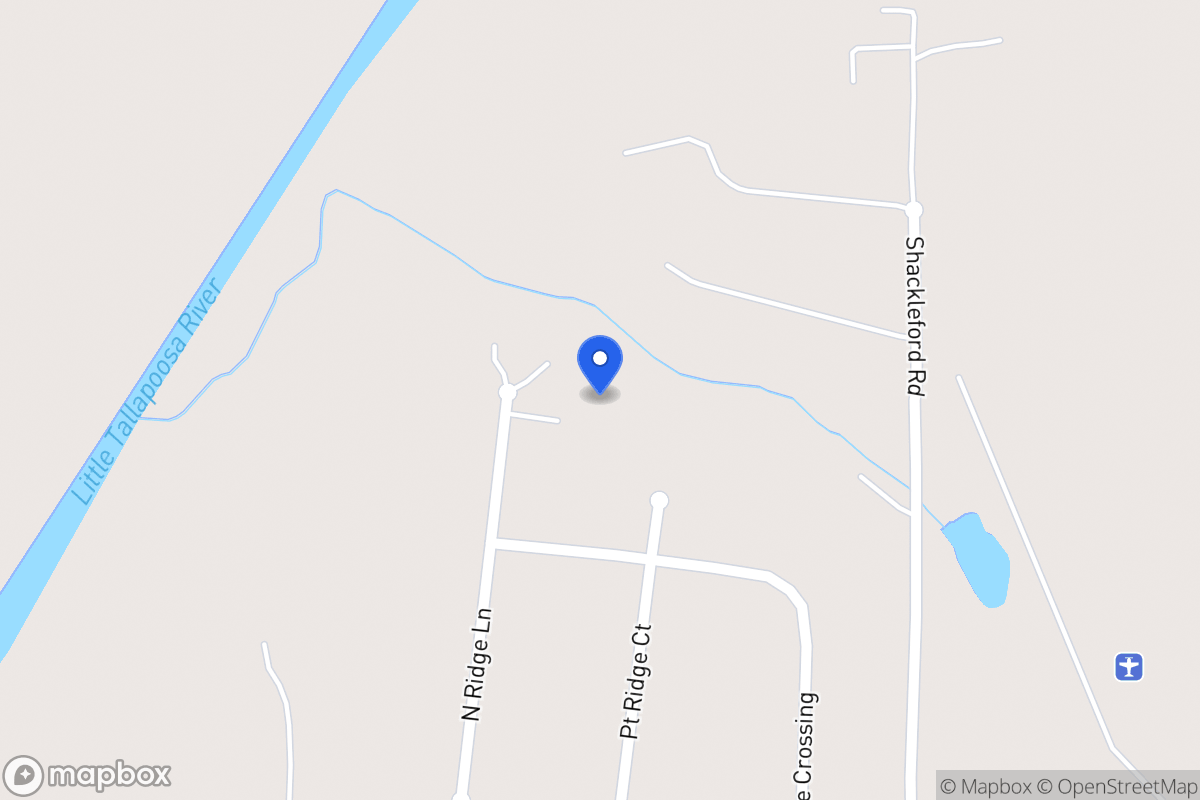 Map of 305 North Ridge Ln