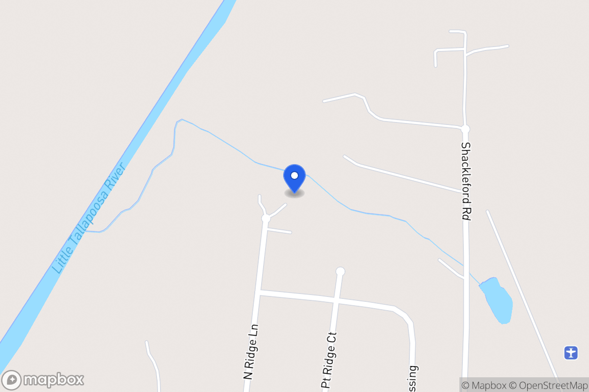 Map of 301 North Ridge Ln