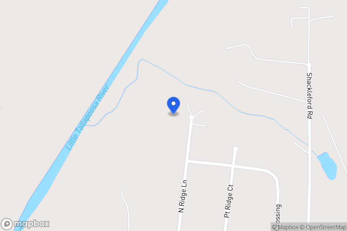 Map of 308 North Ridge Ln
