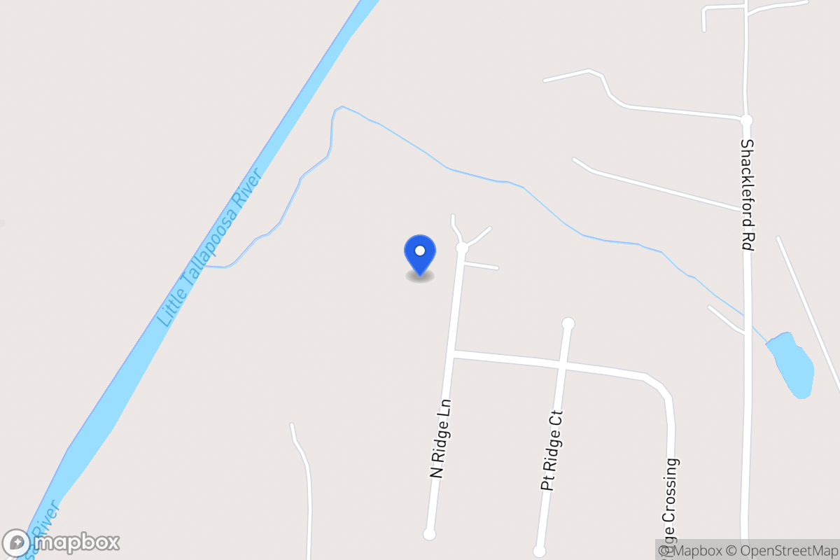 Map of 312 North Ridge Ln