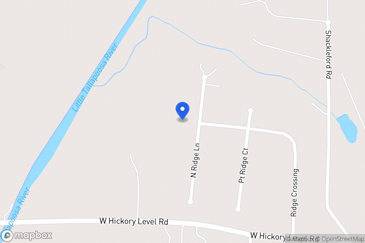 Map of 324 North Ridge Ln