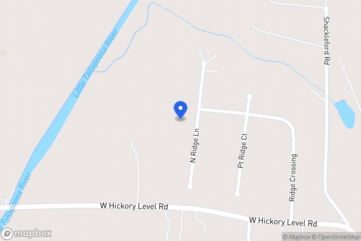 Map of 328 North Ridge Ln