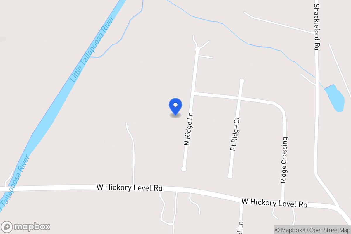 Map of 332 North Ridge Ln