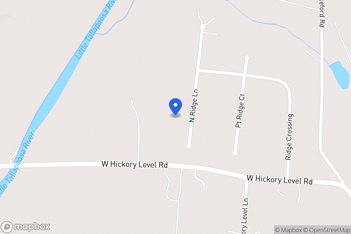 Map of 336 North Ridge Ln