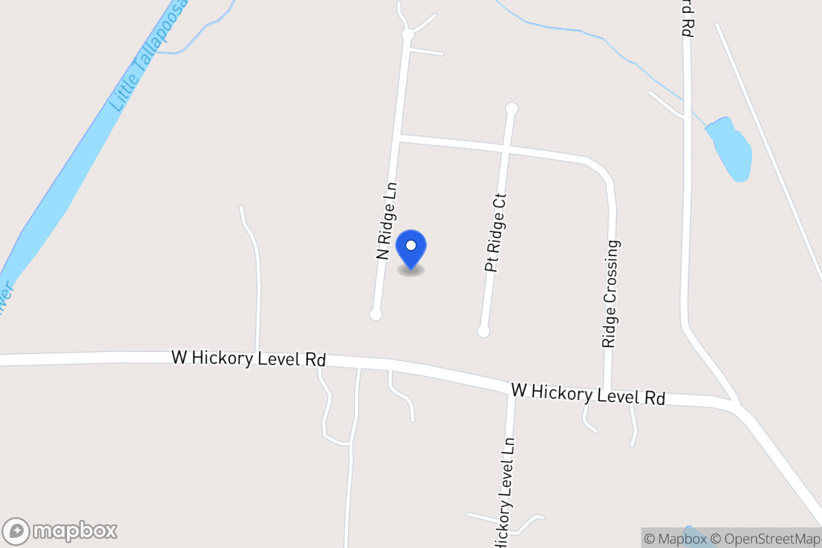 Map of 329 North Ridge Ln