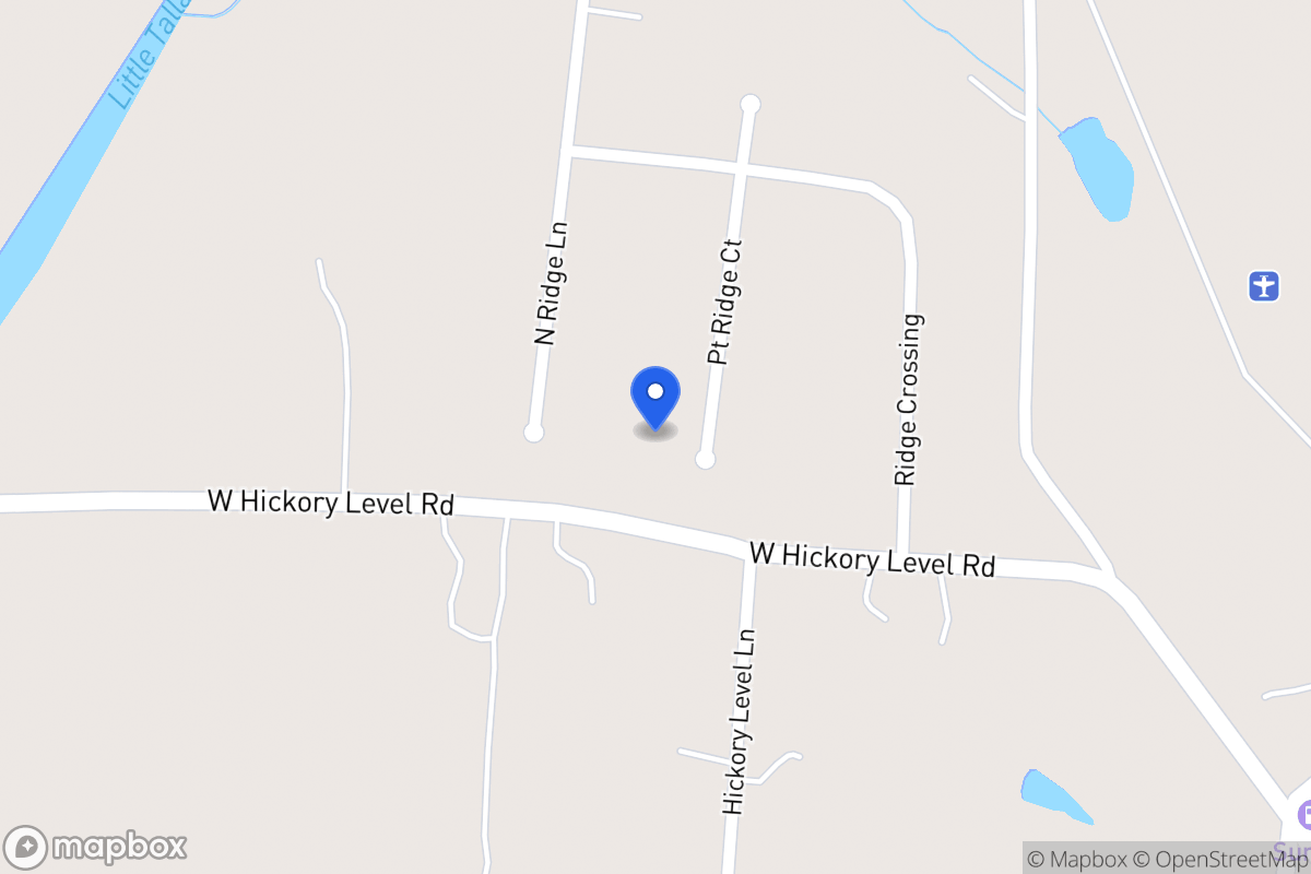 Map of 224 Point Ridge Ct