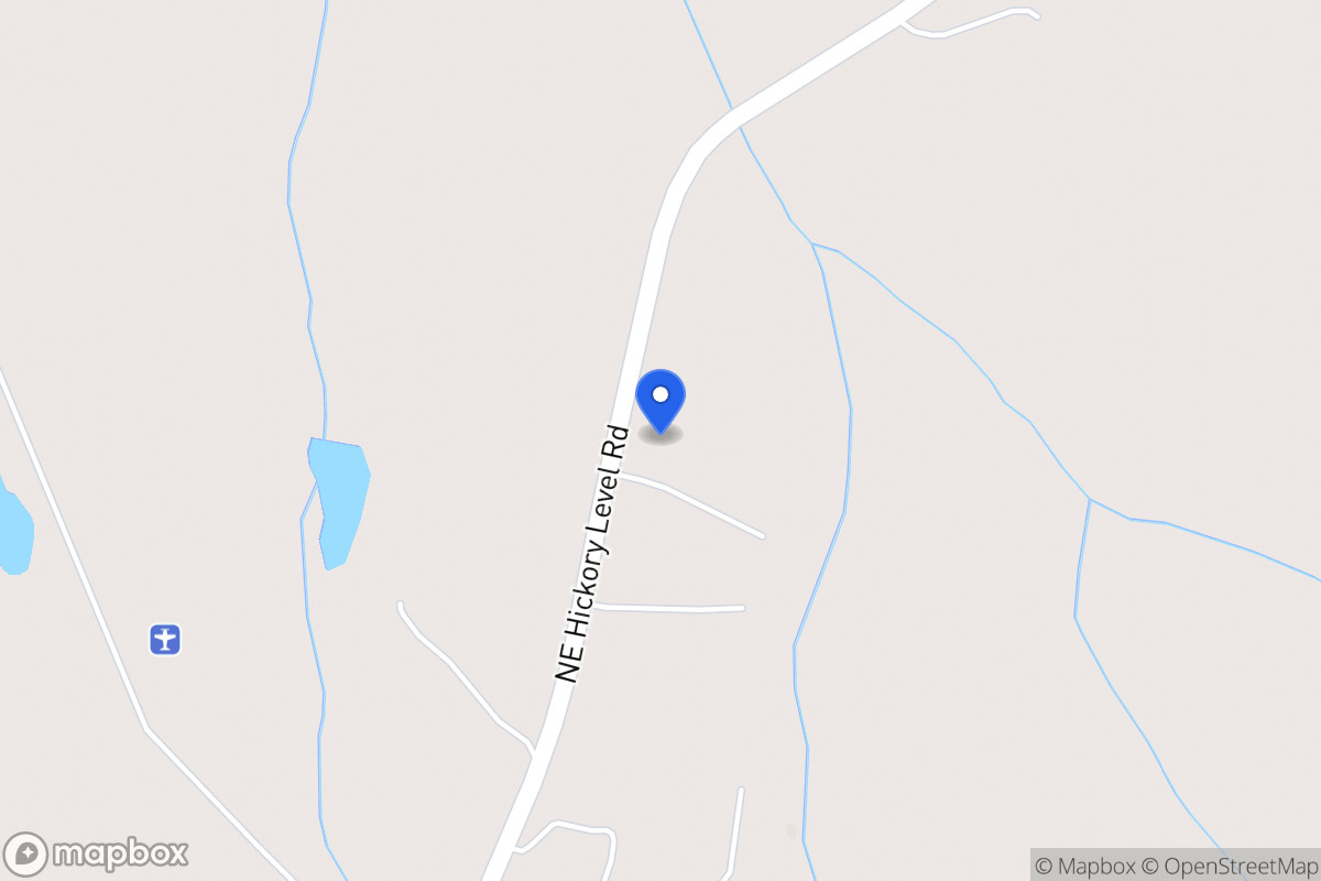 Map of 3202 Ne Hickory Level Rd