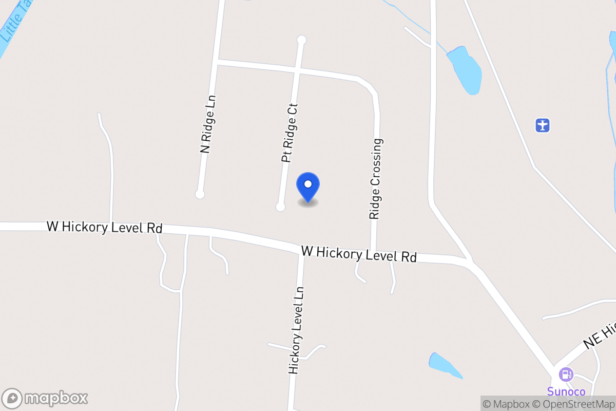 Map of 225 Point Ridge Ct