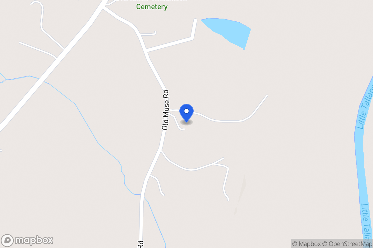 Map of 1131 Old Muse Rd