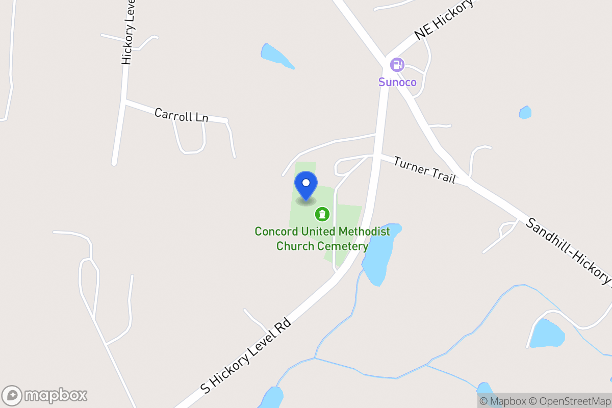Map of 4682 S Hickory Level Rd
