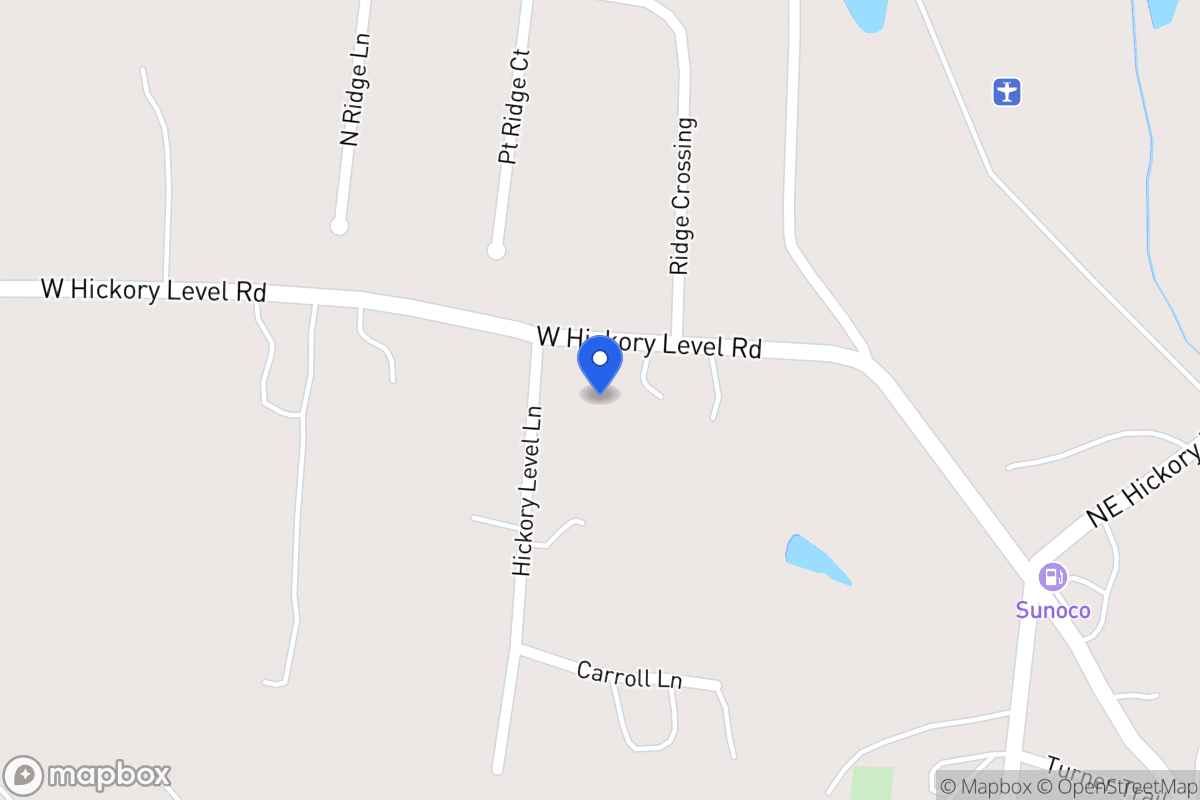 Map of 577 Hickory Level Rd