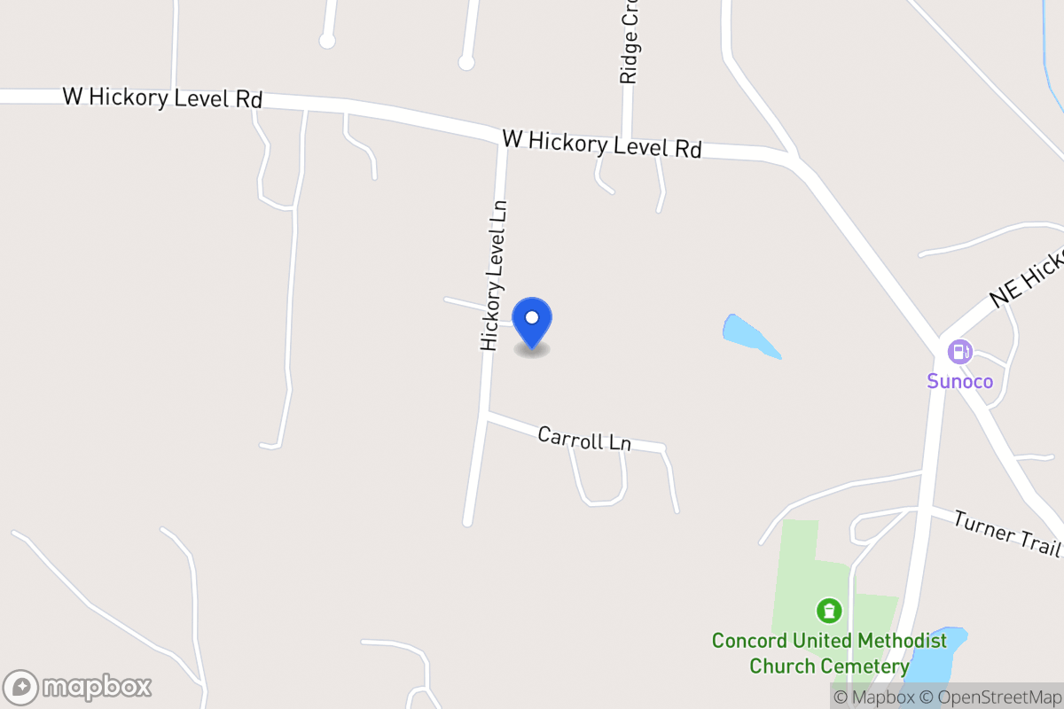 Map of 64 Hickory Level Ln