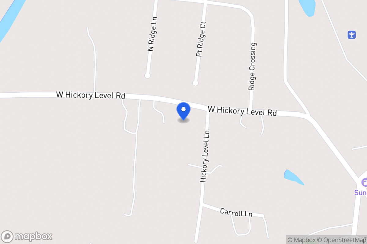 Map of 535 W Hickory Level Rd