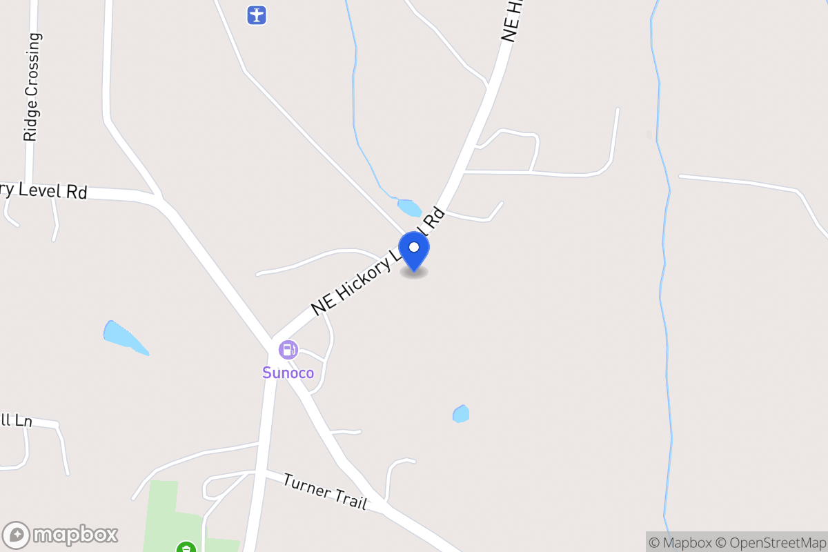 Map of 3402 Ne Hickory Level Rd