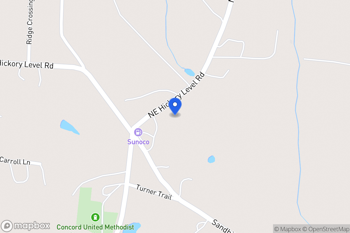 Map of 3430 Ne Hickory Level Rd