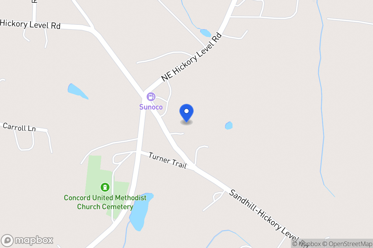 Map of 1757 Sandhill Hickory Level Rd