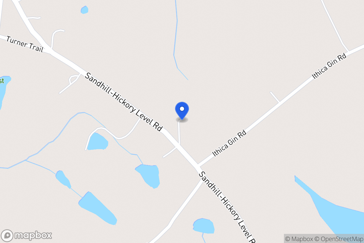 Map of 1567 Sandhill Hickory Level Rd