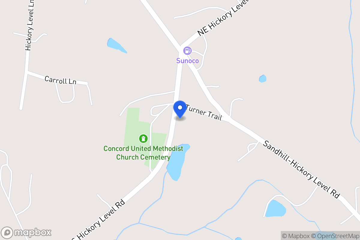 Map of 4687 S Hickory Level Rd