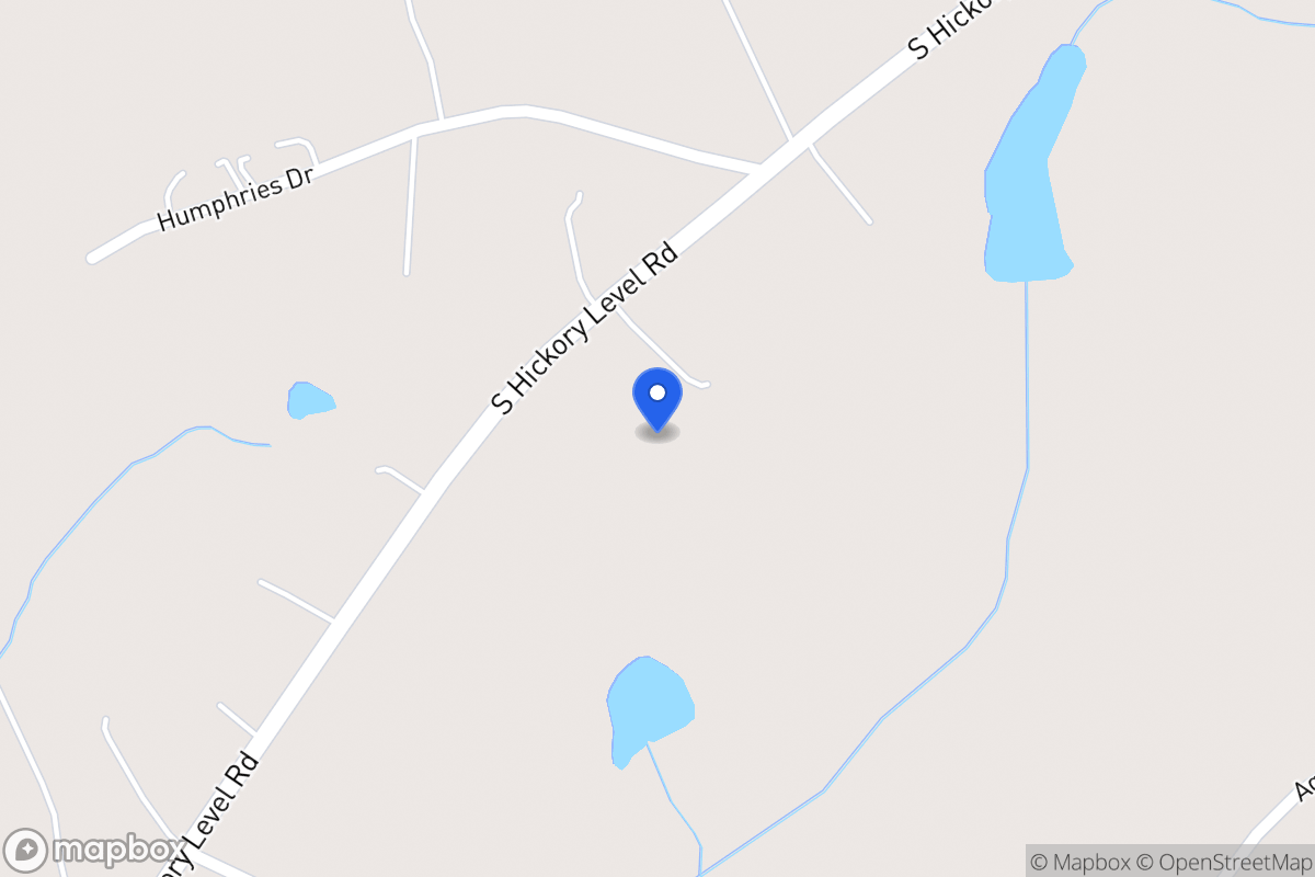 Map of 4361 S Hickory Level Rd