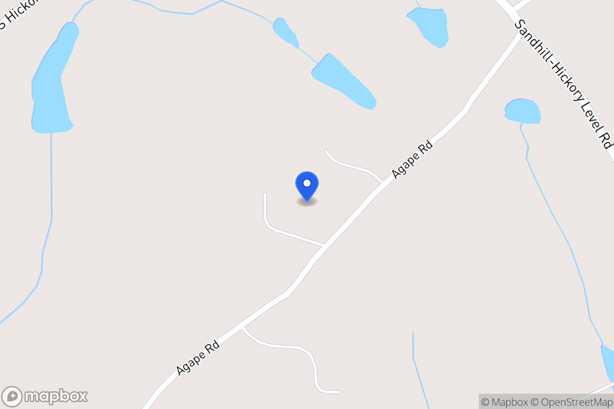 Map of Agape Rd