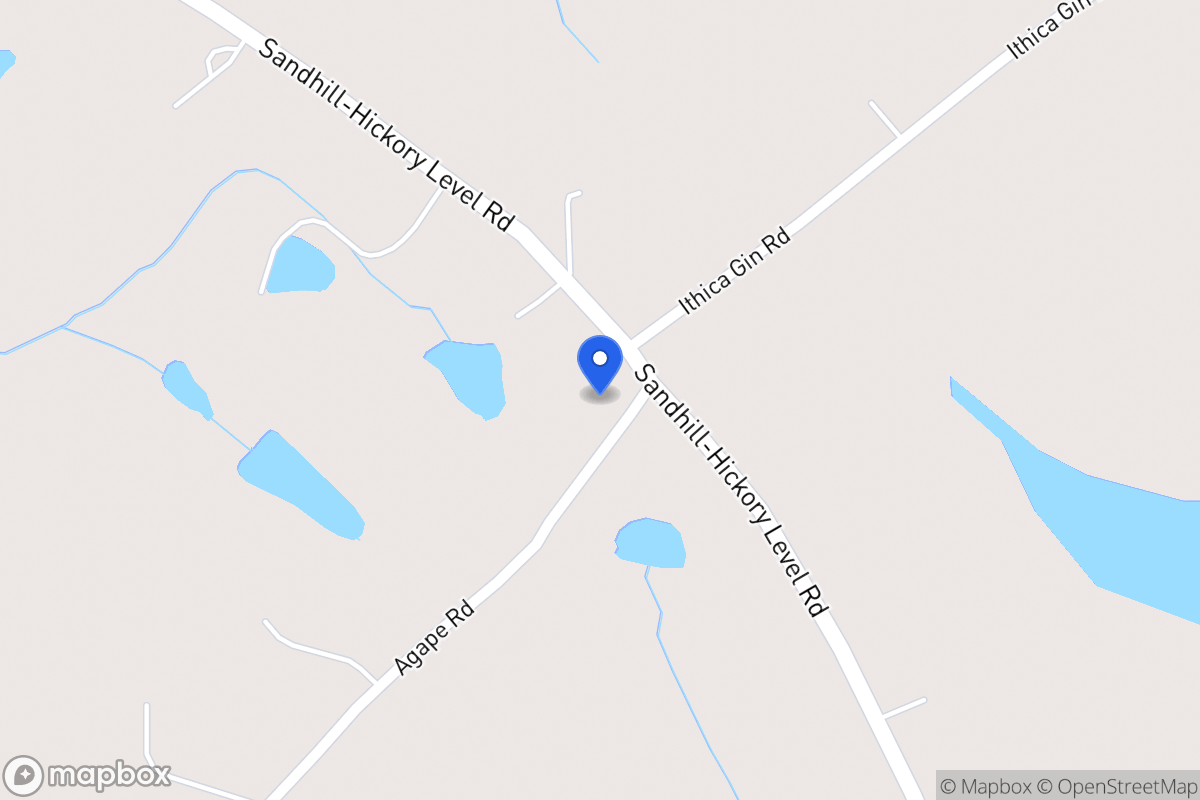 Map of 1530 Sandhill Hickory Level Rd