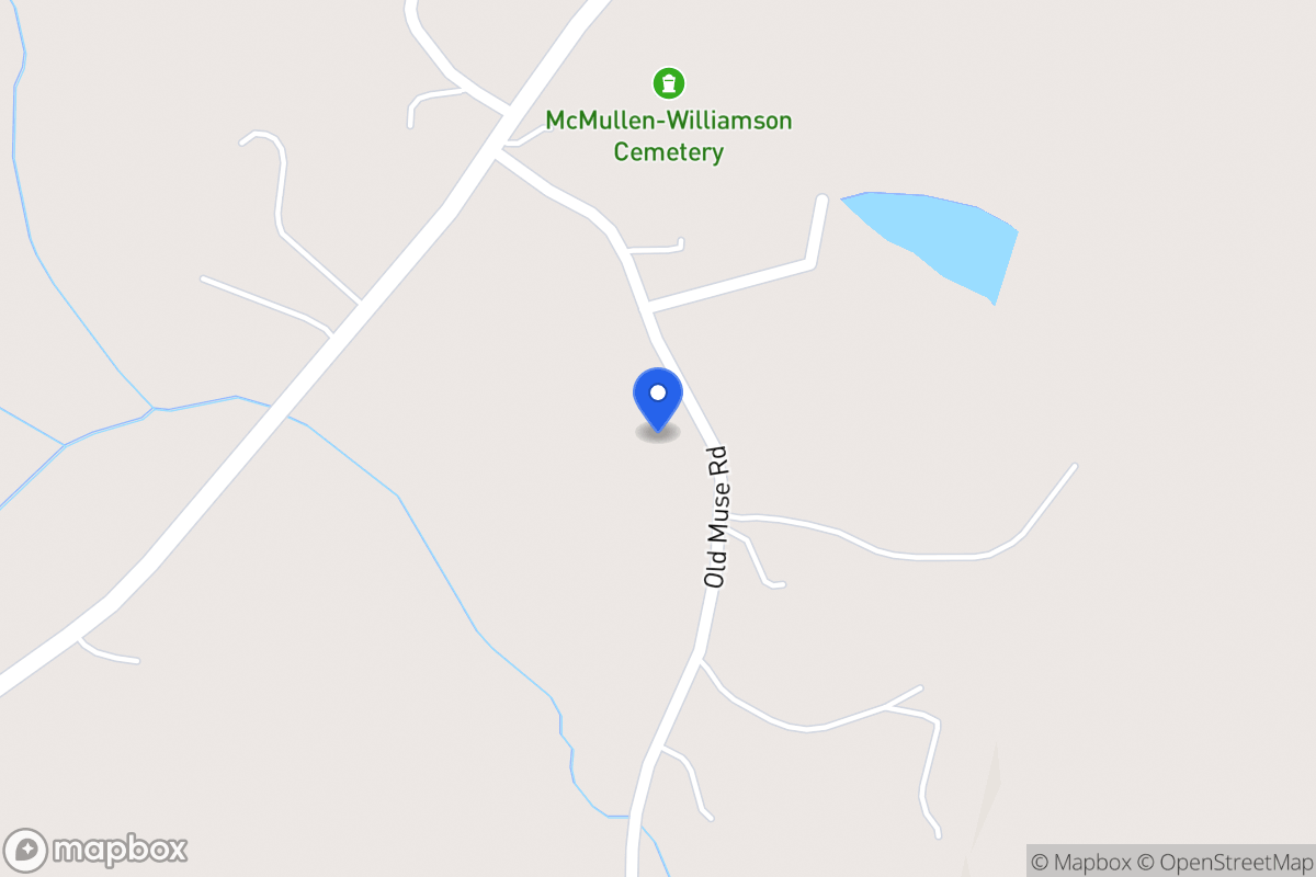 Map of 1142 Old Muse Rd