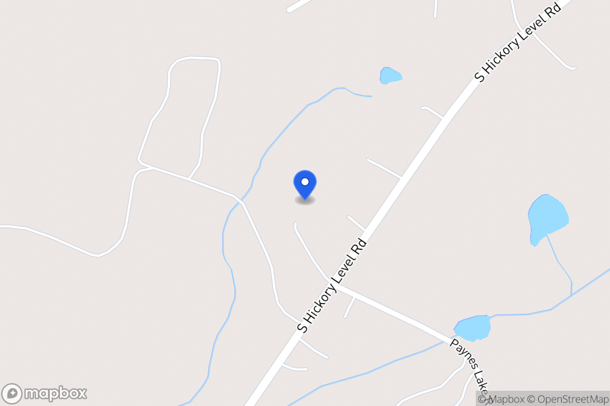 Map of 4260 S Hickory Level Rd