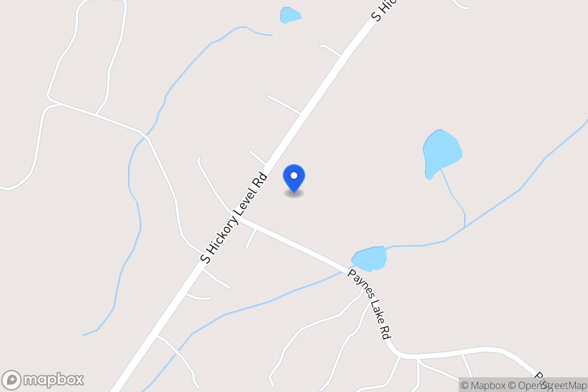 Map of 4255 S Hickory Level Rd