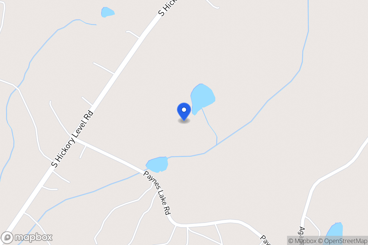 Map of 4317 S Hickory Level Rd