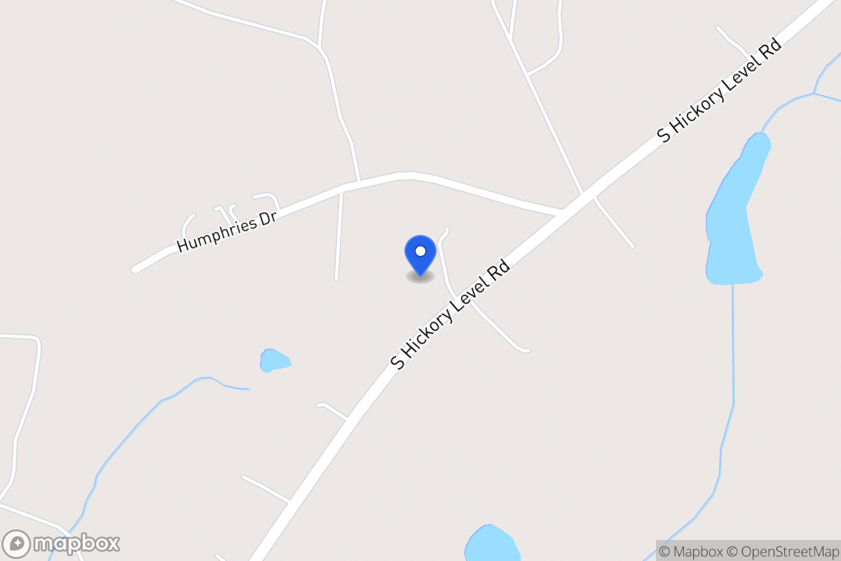 Map of 4410 S Hickory Level Rd