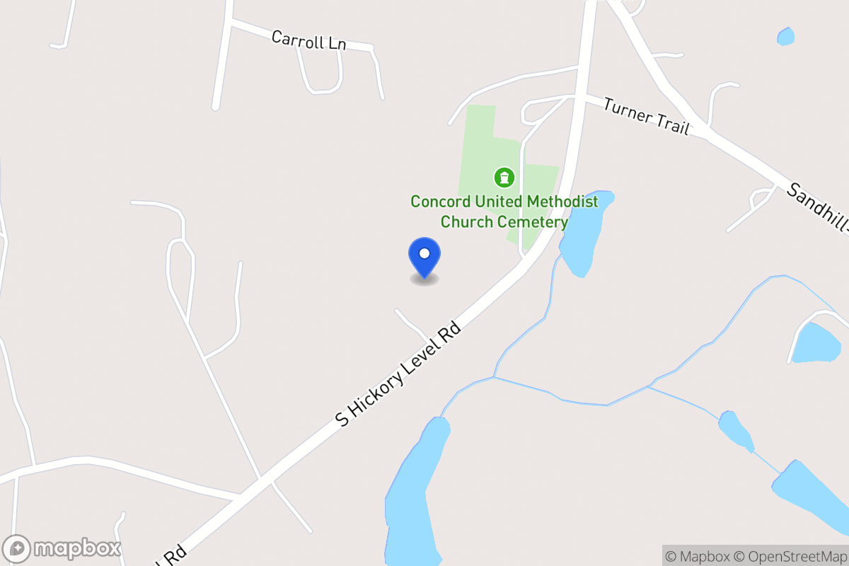 Map of 4556 S Hickory Level Rd