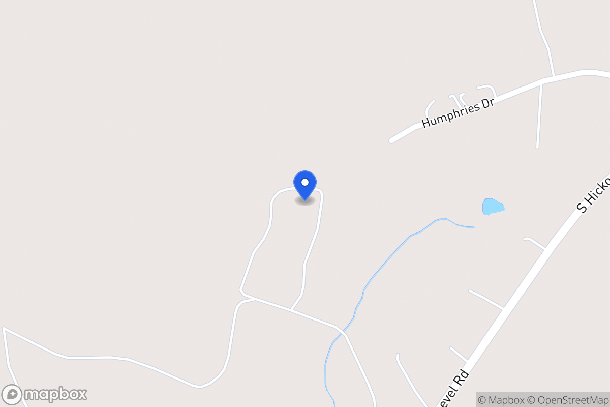 Map of 4200 S Hickory Level Rd