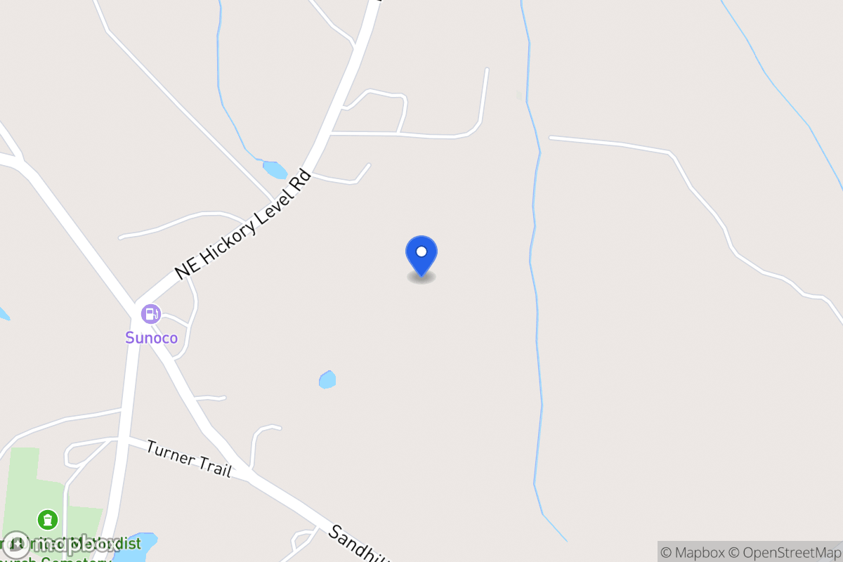 Map of 3372 Ne Hickory Level Rd